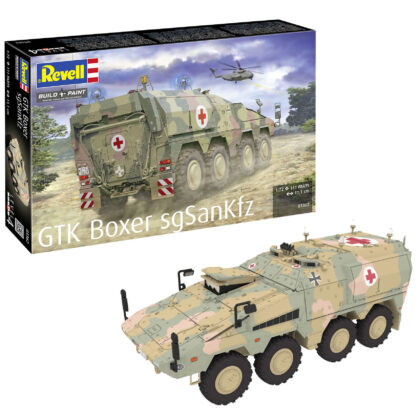 GTK Boxer sgSANKfz Rotes Kreuz Bundeswehr Bausatz 1:72 - Revell 03362