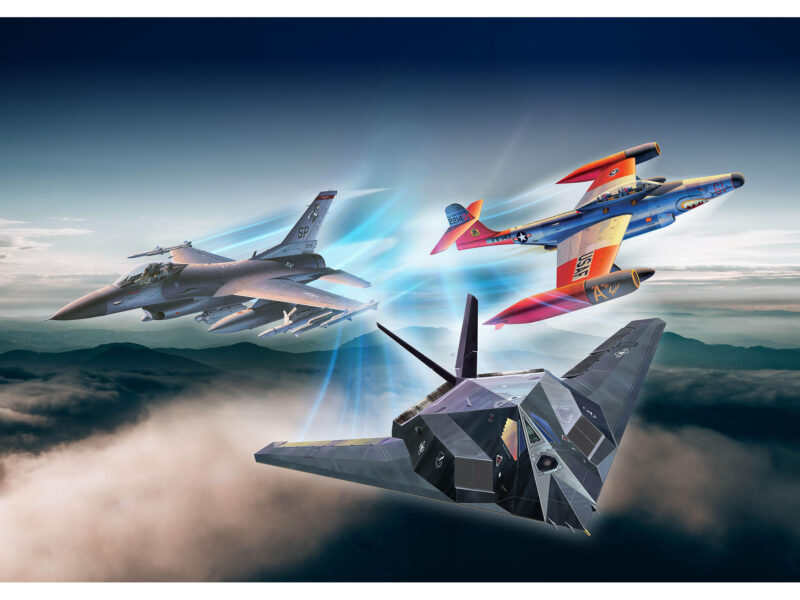 Geschenkset US Air Force 75th Anniversary Set 1:72 3 Modelle F89, F-117, F-16 - Revell 05670