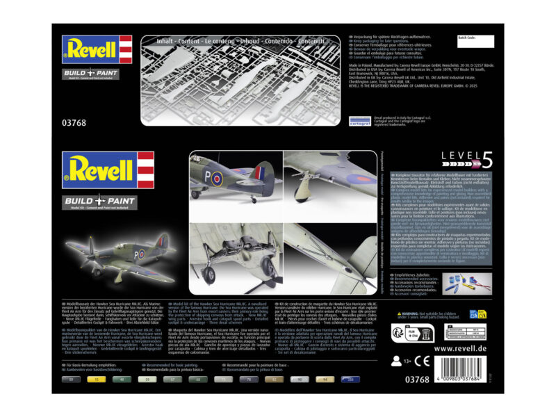 Hawker Sea Hurricane Mk.IIC 1:32 Modellbausatz - Revell 03768 – Bild 6