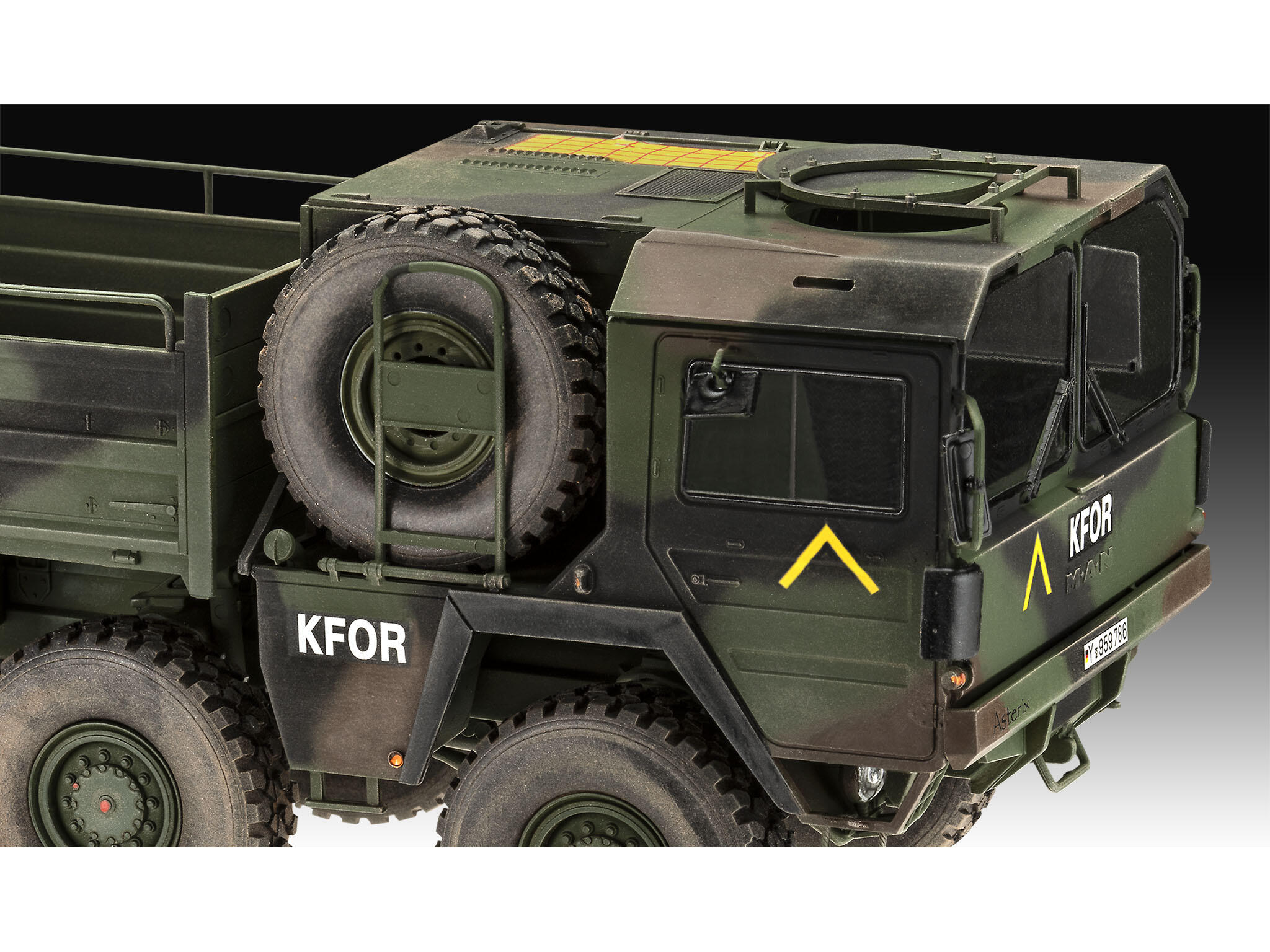 MAN 10t milgl 8x8 Truck LKW Bundeswehr Bausatz 1:35 - Revell 03367 – Bild 3