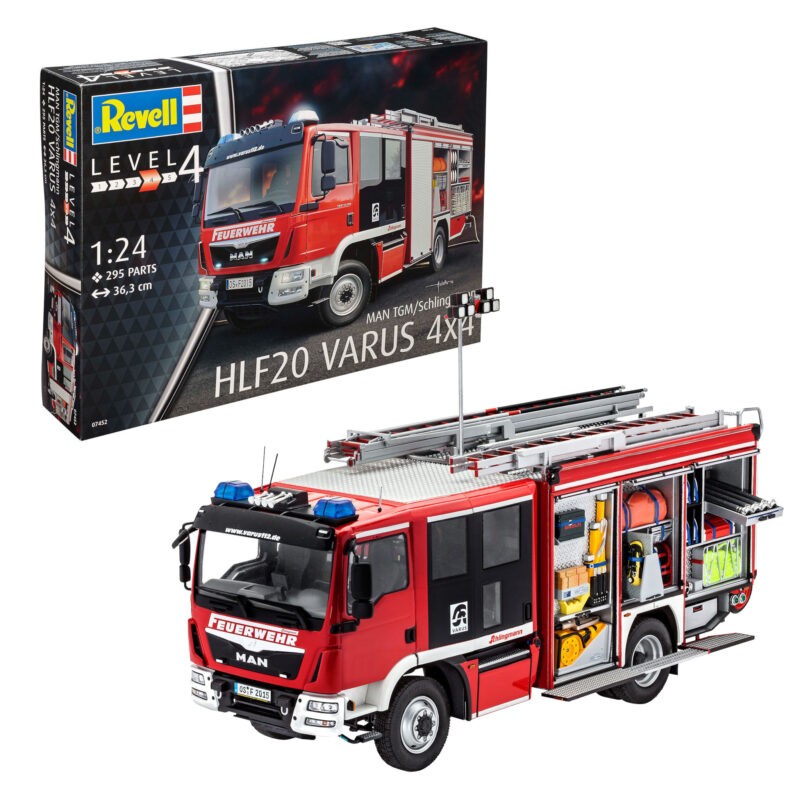 MAN TGM 13.290 / Schlingmann HLF 20 VARUS 4x4 Feuerwehr Fahrzeug - Revell 07452
