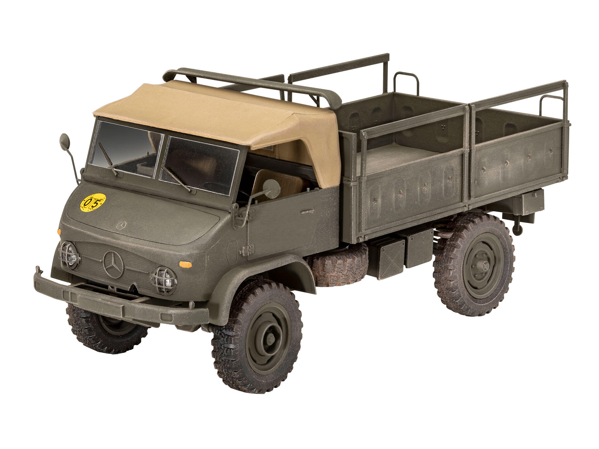 Mercedes Unimog 404 S LKW Bundeswehr Bausatz 1:35 - Revell 03348 – Bild 2