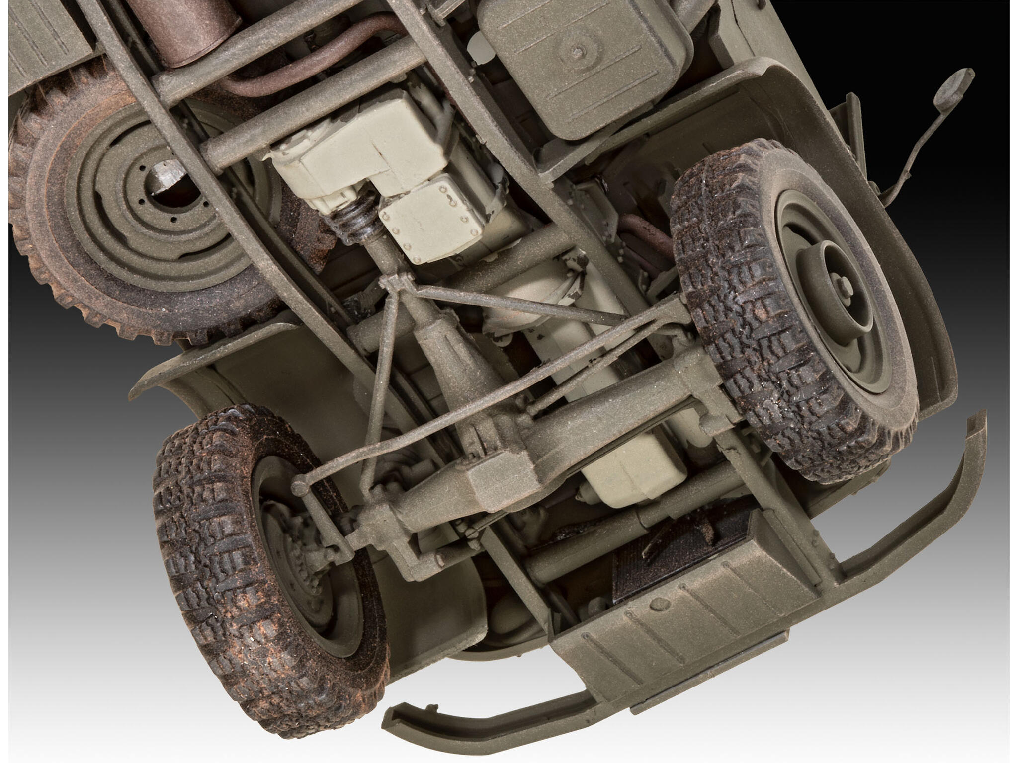 Mercedes Unimog 404 S LKW Bundeswehr Bausatz 1:35 - Revell 03348 – Bild 4