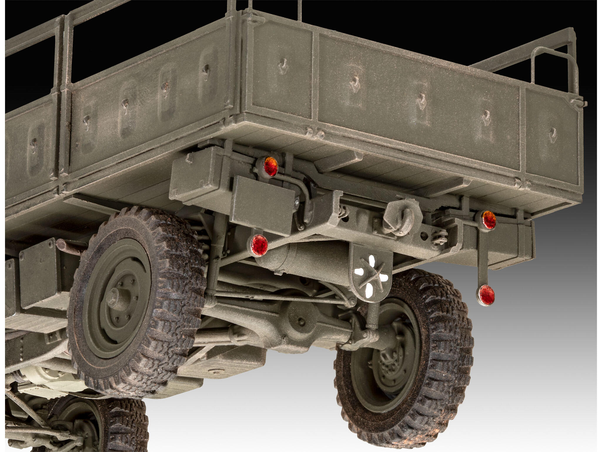 Mercedes Unimog 404 S LKW Bundeswehr Bausatz 1:35 - Revell 03348 – Bild 5