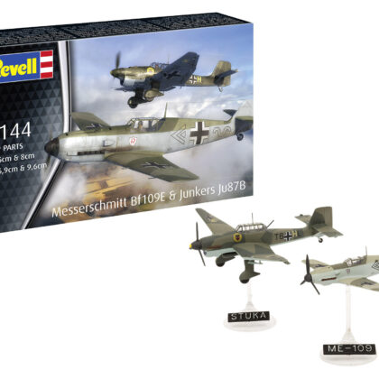 Messerschmitt Bf109E & Junkers Ju87B Stuka 2 Modelle 1:144 Bausatz - Revell 03770