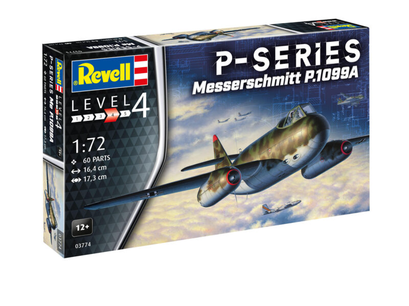 Messerschmitt P.1099A - P-Series 1:72 Bausatz - Revell 03774 – Bild 3