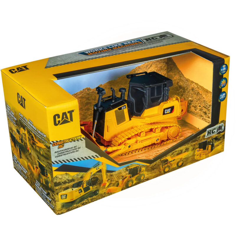 RC Kettenfahrzeug Cat® D7E Bulldozer (B/O) Caterpillar 2,4Ghz - Carrera 37023002 – Bild 4