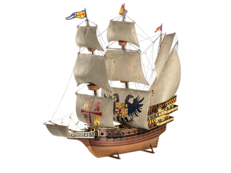 Spanische Galleone Segelschiff 724 mm Bausatz 1:96 - Revell 05620 – Bild 2