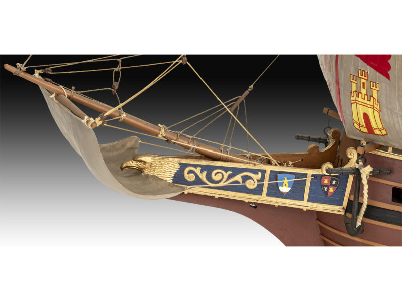 Spanische Galleone Segelschiff 724 mm Bausatz 1:96 - Revell 05620 – Bild 3
