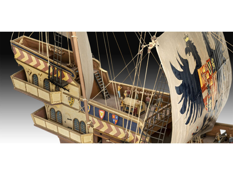 Spanische Galleone Segelschiff 724 mm Bausatz 1:96 - Revell 05620 – Bild 4