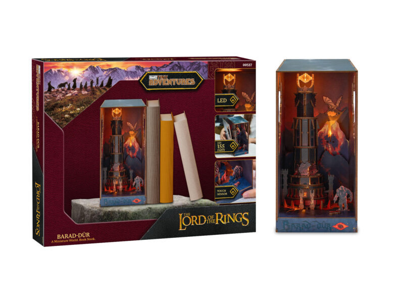 Tiny Adventures Book Nook - Herr der Ringe Barad-Dûr LED Beleuchtung Holzbausatz - Revell 00537 – Bild 2