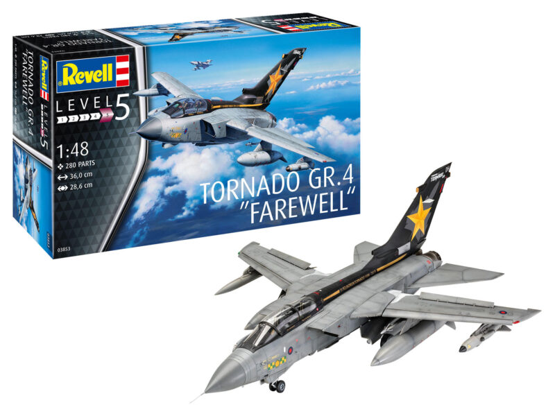 Tornado GR.4 "Farewell" 36 cm Modellbausatz Set 1:48 - Revell 03853