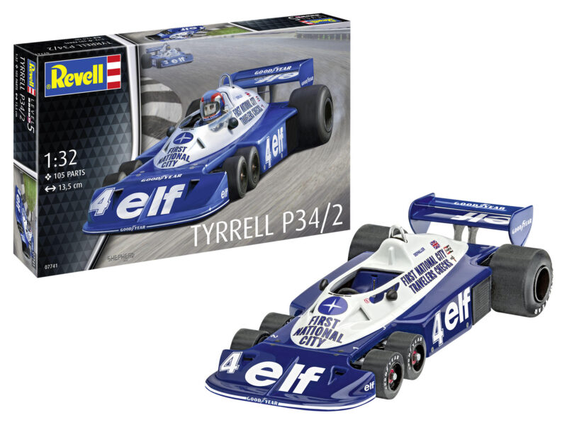 Tyrrell P34/2 6-Wheeler Formel 1 1:32 Bausatz - Revell 07741