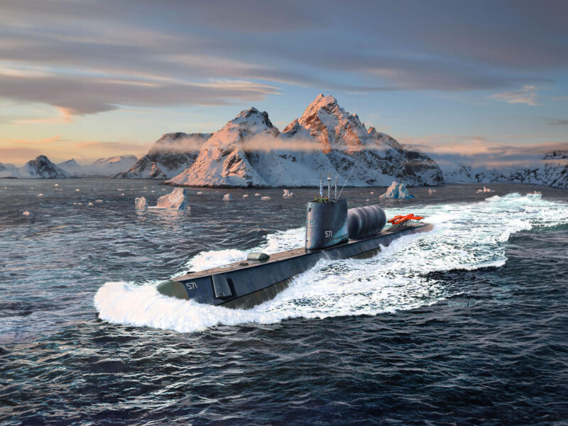 U-Boot U.S.S. Nautilus Submarine US Navy 1:305 - Revell 05184 – Bild 6