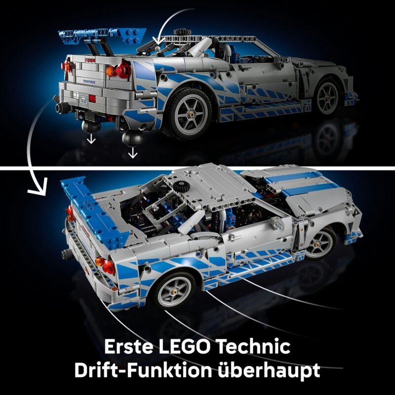 2 Fast 2 Furious Nissan Skyline GT-R (R34)  Fast & Furious Modell - LEGO® Technic™ 42210 – Bild 3