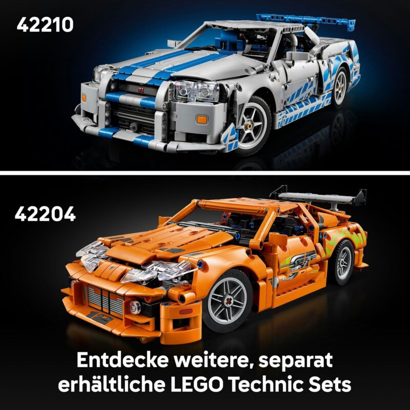 2 Fast 2 Furious Nissan Skyline GT-R (R34)  Fast & Furious Modell - LEGO® Technic™ 42210 – Bild 9