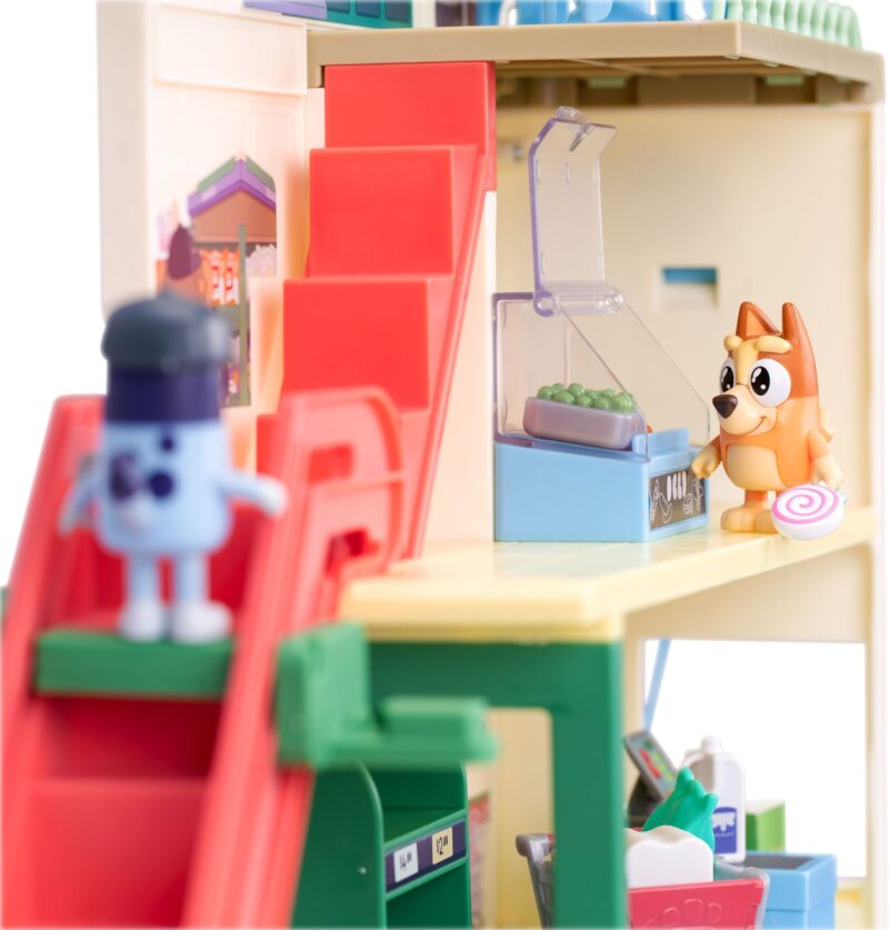 BLUEY Supermarkt Spielset Haus inkl. Bluey und viel Zubehör - mooseToys 18918 – Bild 3