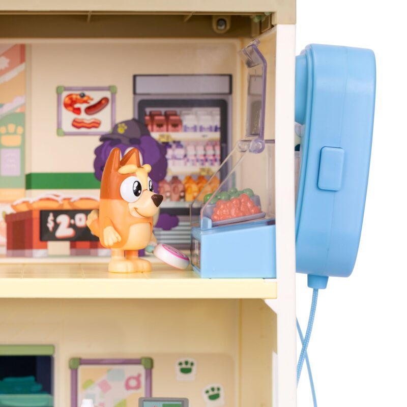 BLUEY Supermarkt Spielset Haus inkl. Bluey und viel Zubehör - mooseToys 18918 – Bild 4