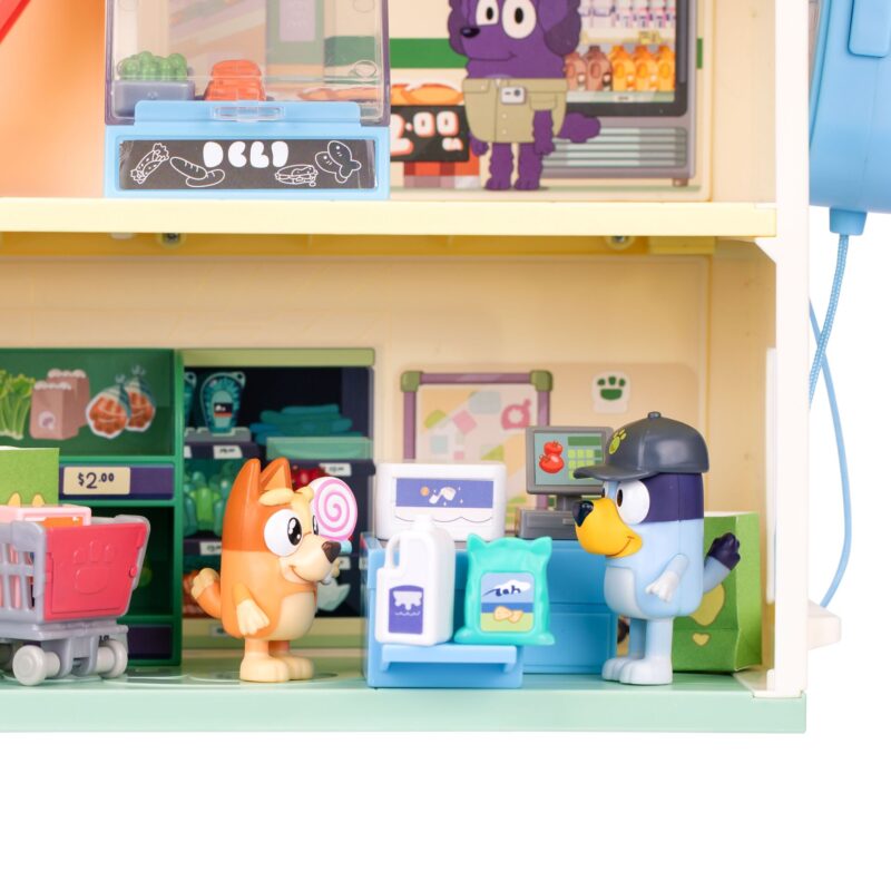 BLUEY Supermarkt Spielset Haus inkl. Bluey und viel Zubehör - mooseToys 18918 – Bild 5
