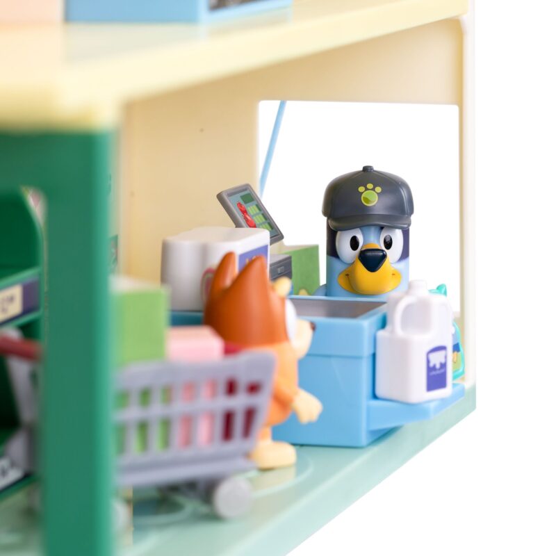 BLUEY Supermarkt Spielset Haus inkl. Bluey und viel Zubehör - mooseToys 18918 – Bild 6