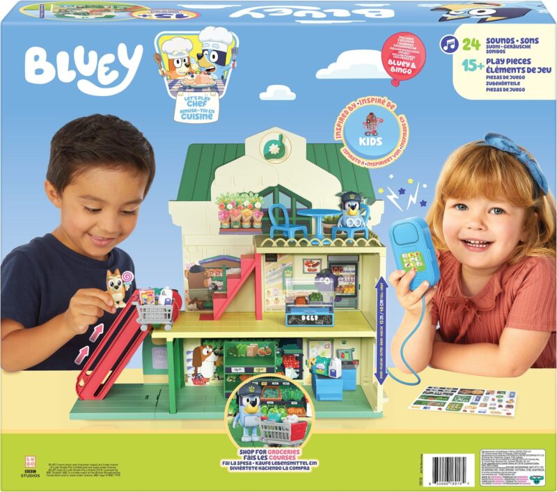 BLUEY Supermarkt Spielset Haus inkl. Bluey und viel Zubehör - mooseToys 18918 – Bild 11