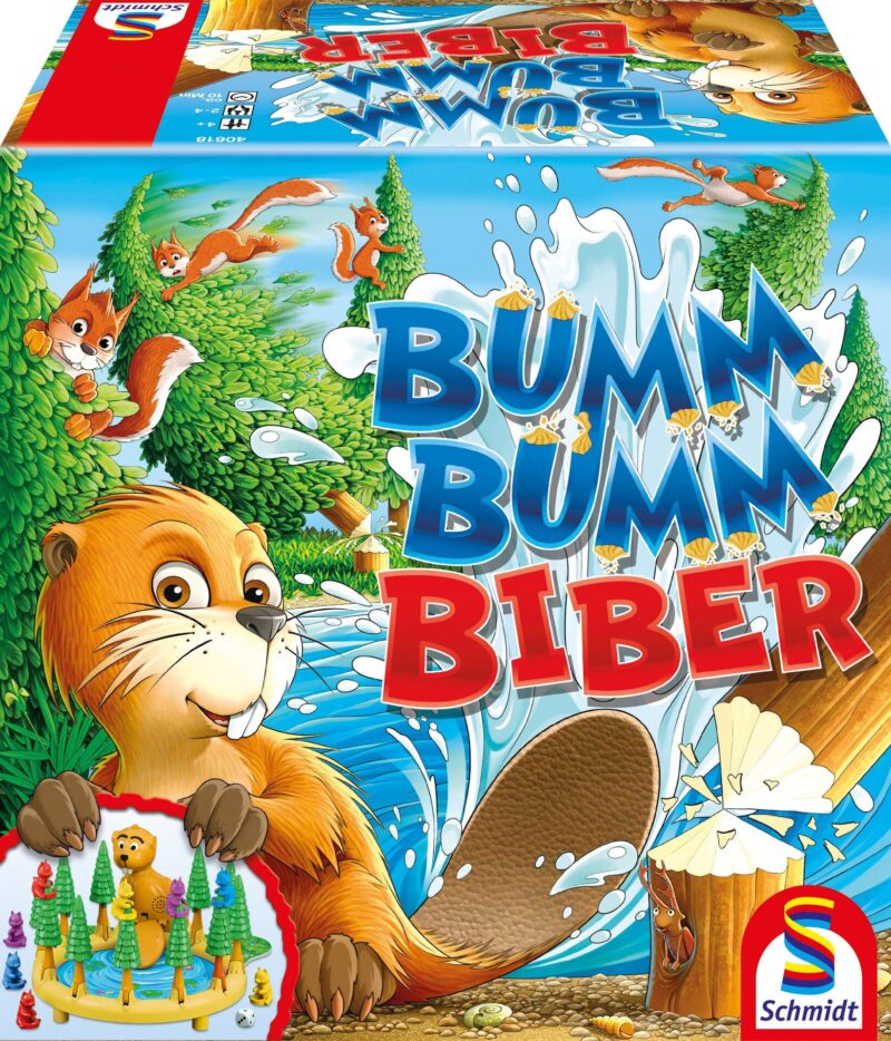 Bumm Bumm Biber Kinderspiel ab 4+ - Schmidt Spiele 40618