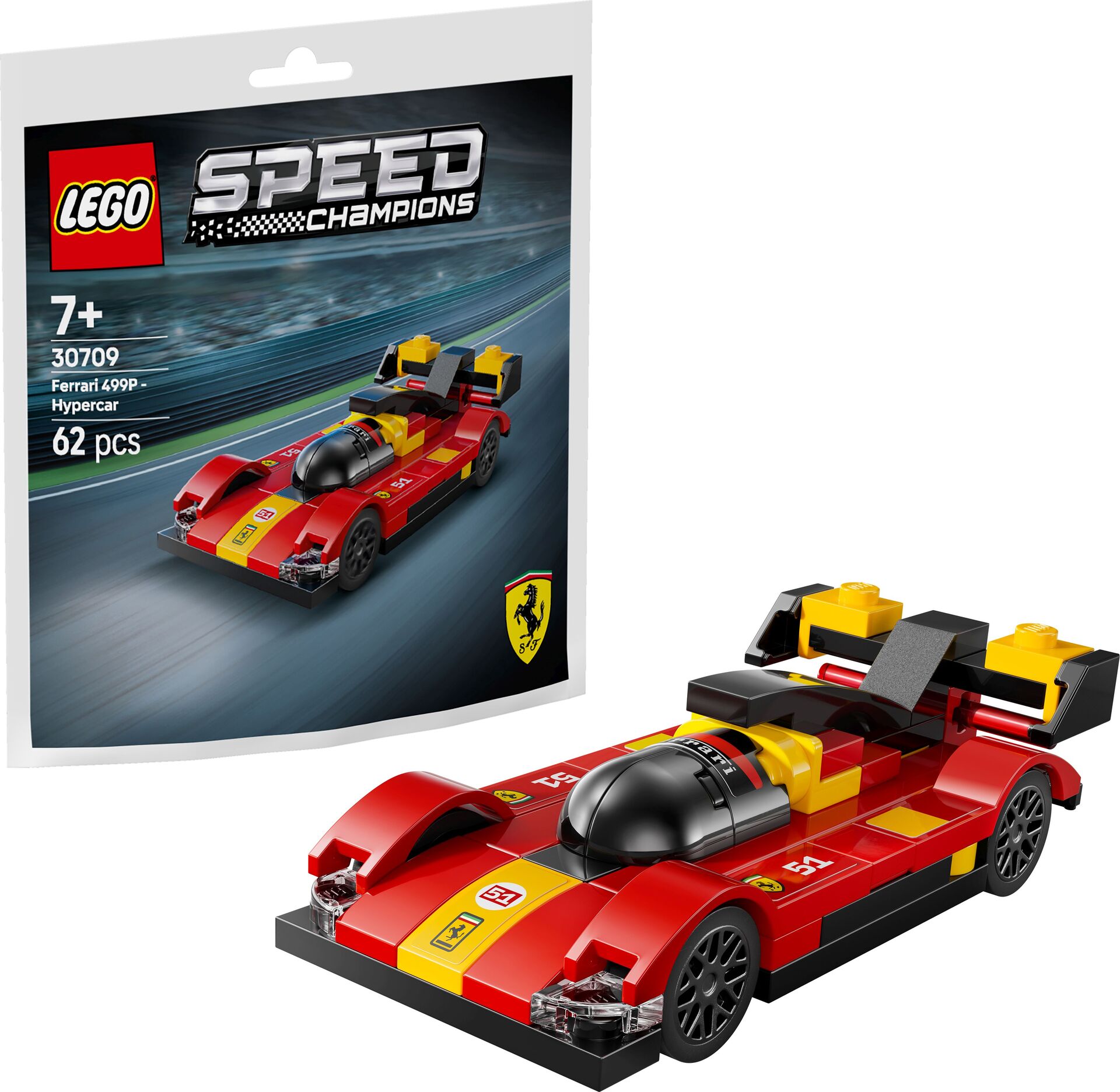 Ferrari 499P Hypercar Sportwagen- LEGO® Speed Champions 30709