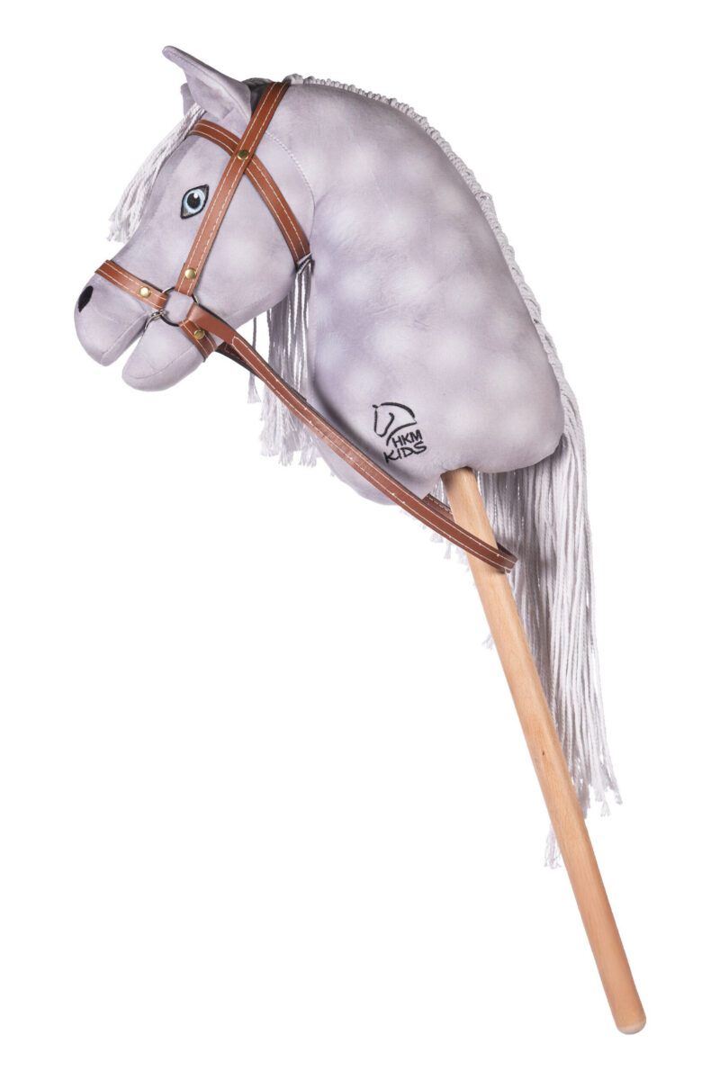 Hobby Horse Mini Steckenpferd Pferd Hobby Horsing Grau- HKM Kids 152109500.0001 – Bild 2