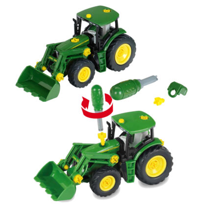John Deere 6215R Traktor mit Frontlader zum Bauen und Spielen 1:24 - Theo Klein 3977