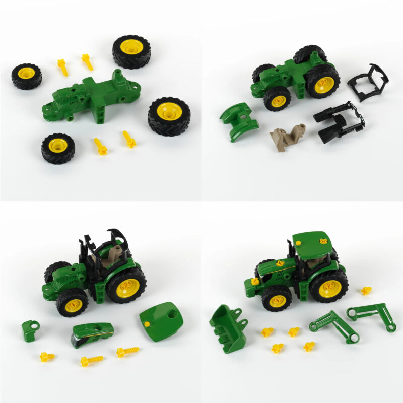 John Deere 6215R Traktor mit Frontlader zum Bauen und Spielen 1:24 - Theo Klein 3977 – Bild 4