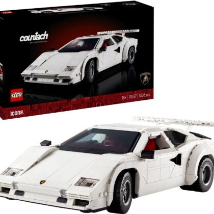 Lamborghini Countach 5000 Quattrovalvole 1506 Teile 34cm - LEGO® Icons 10337 seltenes Set