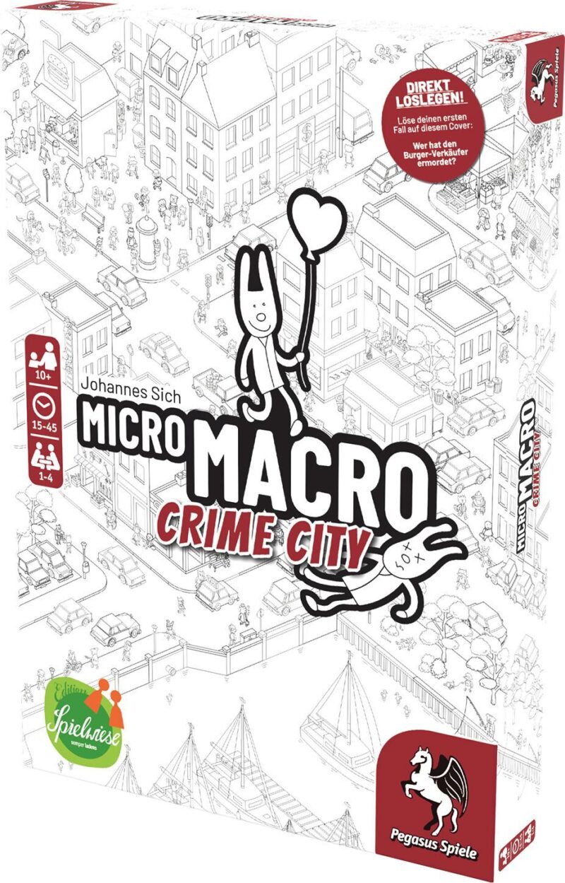 MicroMacro: Crime City (Edition Spielwiese) Spiel des Jahres 2021- Pegasus Spiele 59060G – Bild 5