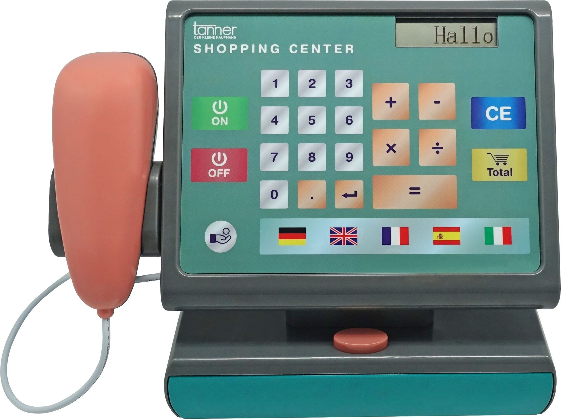 Moderne Spielkasse Scannerkasse mit Scanfunktion und Sprachfunktion - Tanner 1040.4 – Bild 4