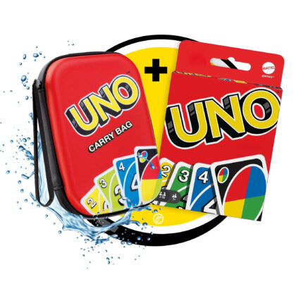 Original Uno Kartenspiel Mattel Games + Carry Bag -  Mattel / Theo Klein 5976