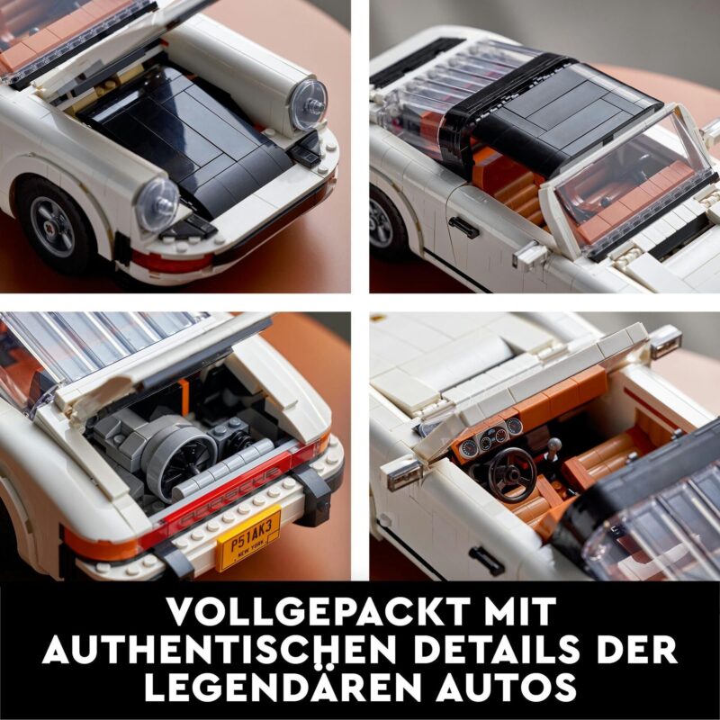 Porsche 911 Turbo / Targa 1458 Teile 35cm - LEGO® Icons 10295 seltenes Set – Bild 3