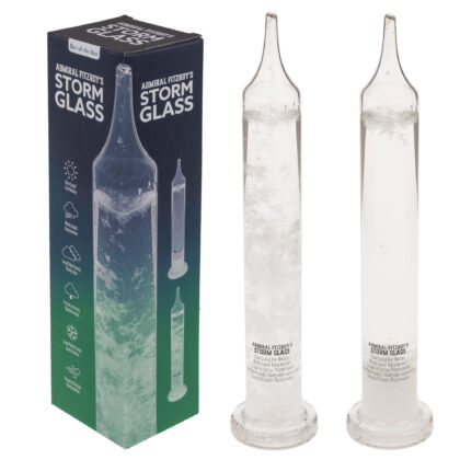 Admiral Fitzroy storm glass Barometer klassisches Sturmglas 6 x 28 cm