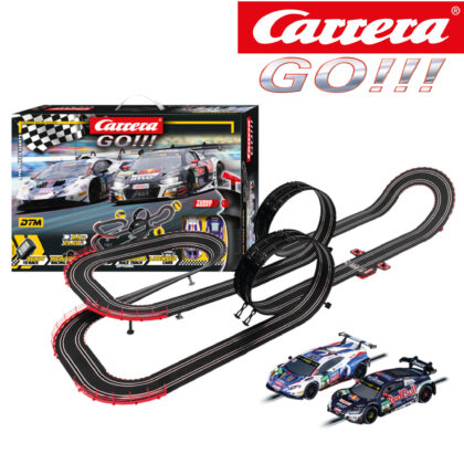 Carrera Go Starter Set DTM Speed Giants 8,9 Meter mit 2 Loopings & Steilkurve - 20062596