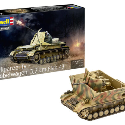 Flakpanzer IV - "Möbelwagen" 3,7 cm Flak 43 Panzer Modell Bausatz 1:72 - Revell 03363