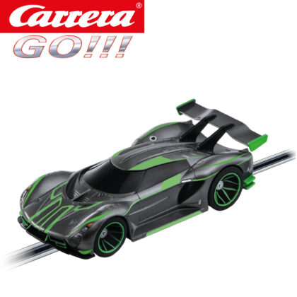 Hypercar anthracite/neon green mit Unterbodenbeleuchtung - Carrera Go Fahrzeug 20064287