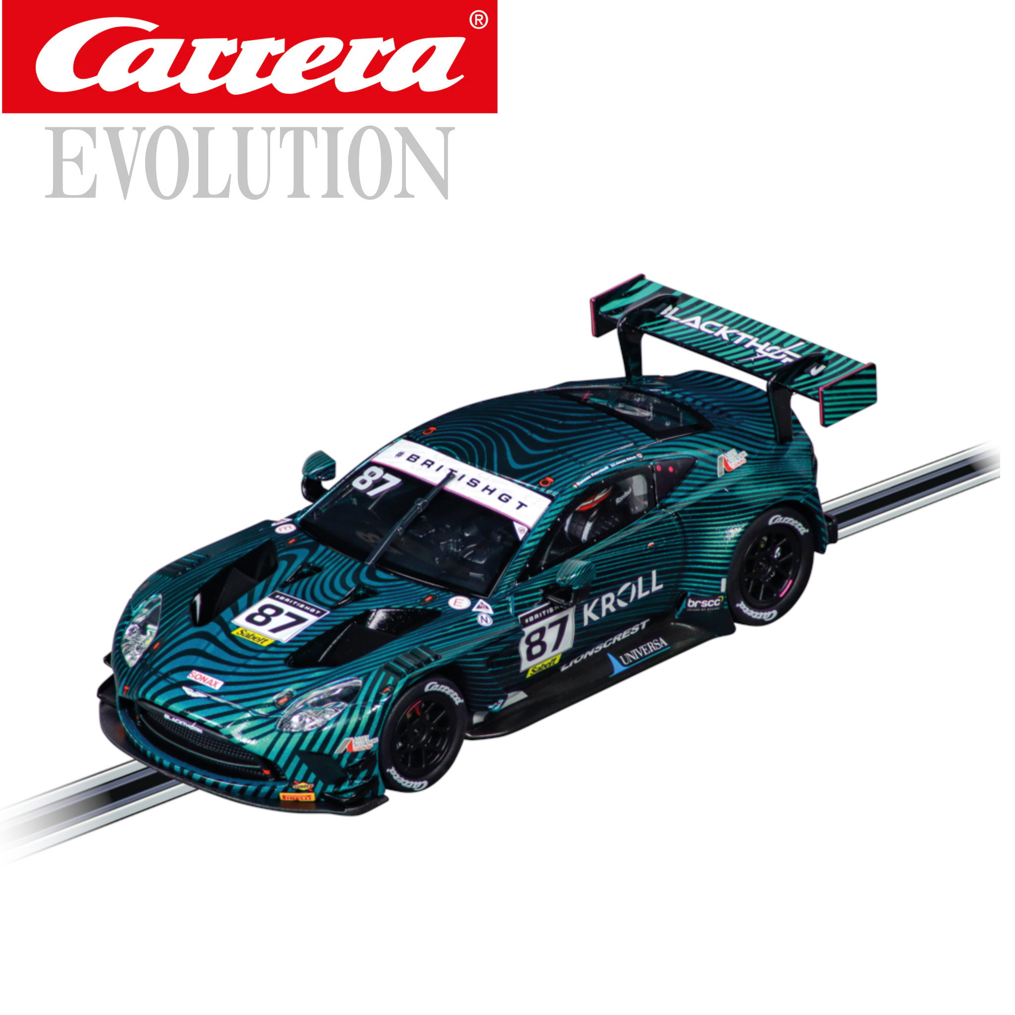 Aston Martin Vantage AMR GT3 Evo Blackthorn AMR No.87 British GT 2024 - Carrera Evolution 20027804