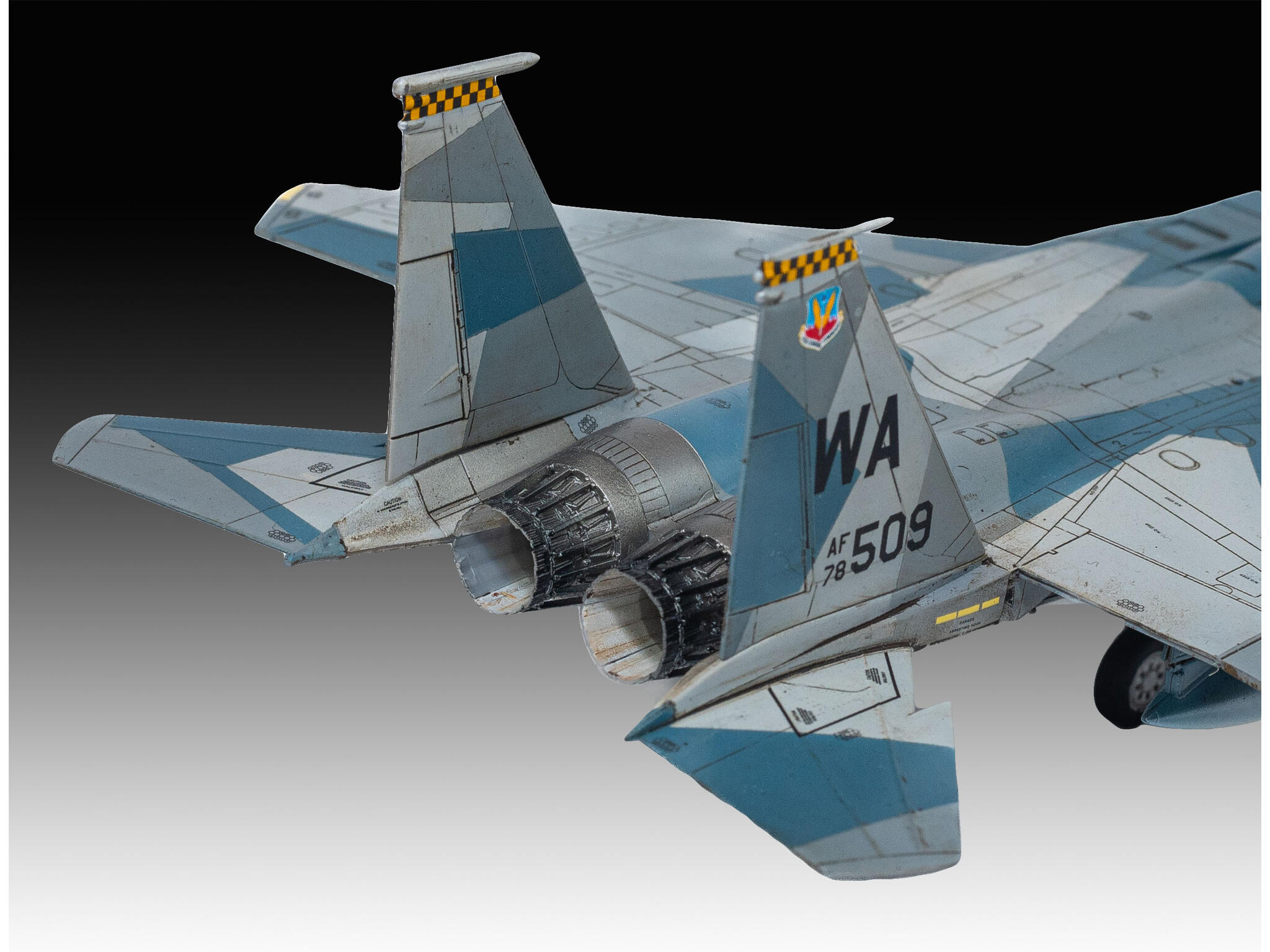 Boeing F-15C Eagle 1:72 Kampfjet Bausatz - Revell 03778 – Bild 4