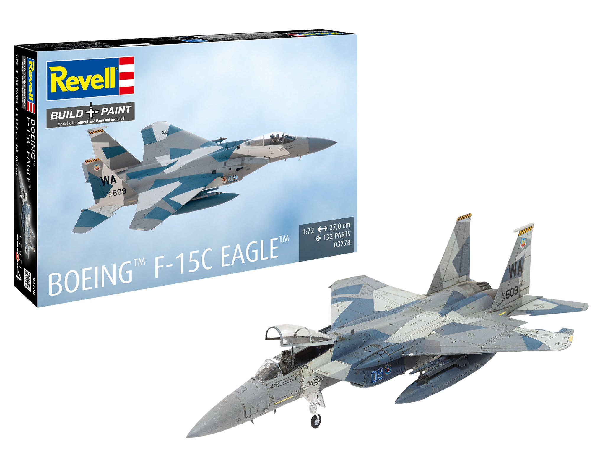 Boeing F-15C Eagle 1:72 Kampfjet Bausatz - Revell 03778