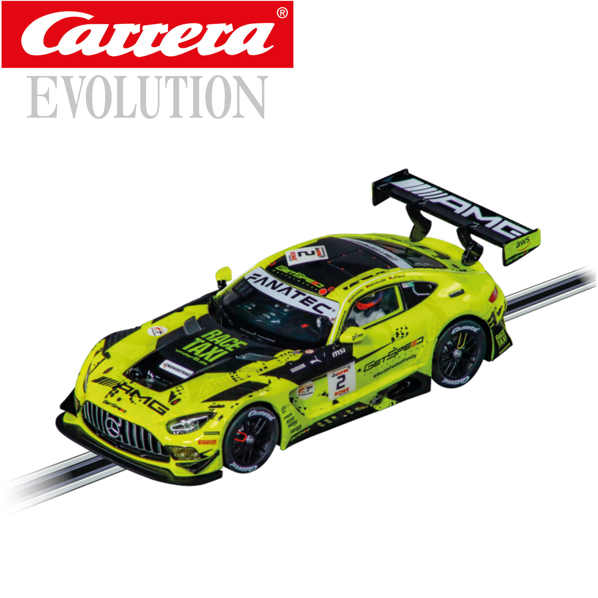 Mercedes-AMG GT3 Evo "Getspeed, No.2" 24H Spa 2024 - Carrera Evolution Fahrzeug 20027819