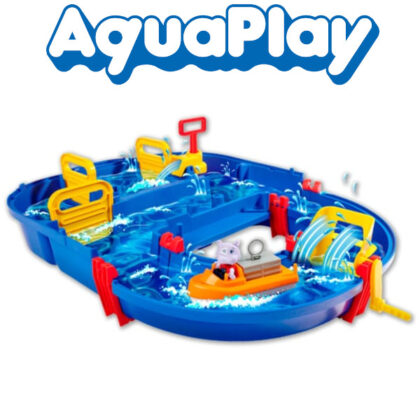 Starter Set Wasserbahn mit Handpumpe und Staubecken - AquaPlay 1509