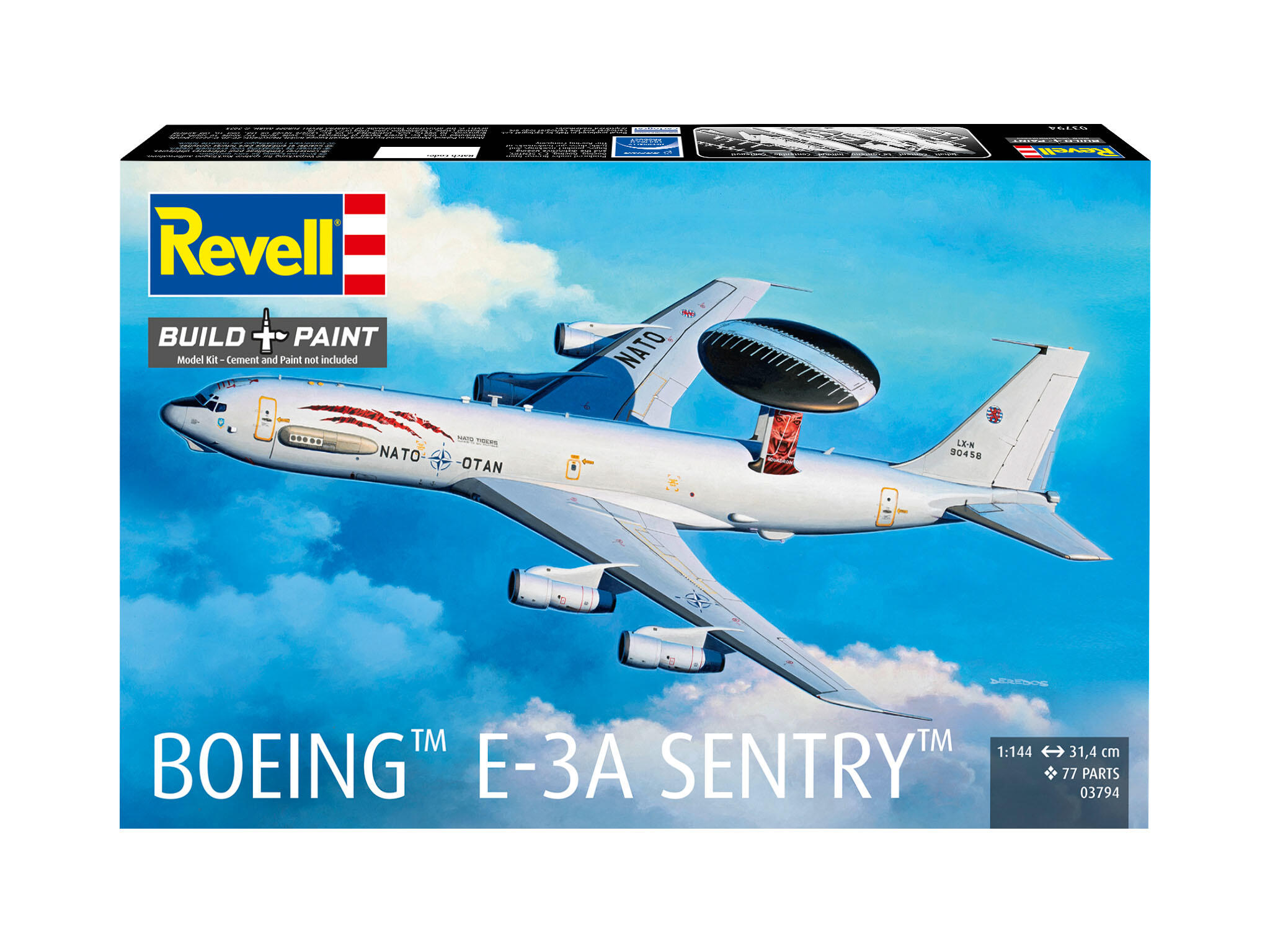 Boeing E-3A Sentry 1:144 Bausatz - Revell 03794 – Bild 9