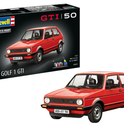 Geschenkset 50 Jahre VW Golf 1 GTi 1:24 Bausatz - Revell 05623