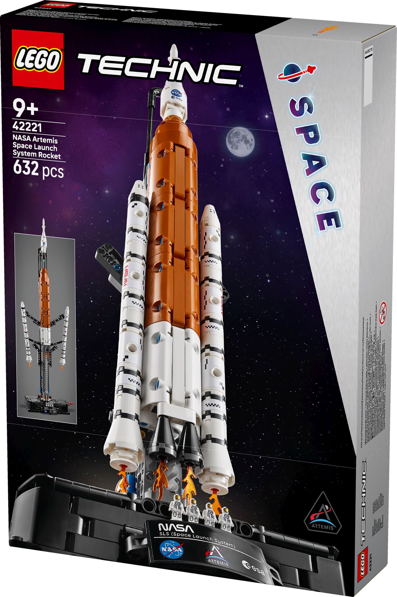 NASA Artemis SLS-Schwerlastraket 70 cm 632 Teile - LEGO® Technic™ Space 42221 – Bild 3