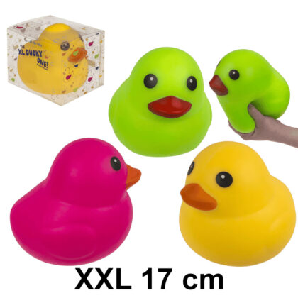 XXL Ente Anti Stress Hochwertiger Antistress Ball Squeeze Ente 17 cm