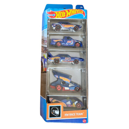 Hot Wheels 5er Pack HW RACE TEAM 1:64 - Mattel 01806 - HFV87