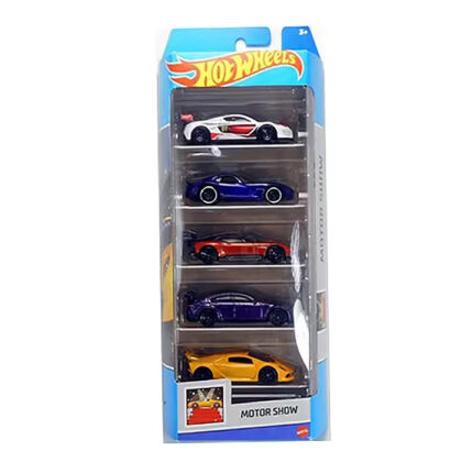 Hot Wheels 5er Pack Motor Show 1:64 - Mattel 01806 - HFV80